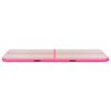 Inflatable Gymnastics Mat with Pump 157.4"x39.3"x3.9" PVC Pink
