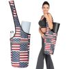 Yoga Mat Bag with Large Size Pocket & Inner Zipper Pocket; Yoga Carrier Bag Tote Sling Carrier Fit Most Yoga Mat Size